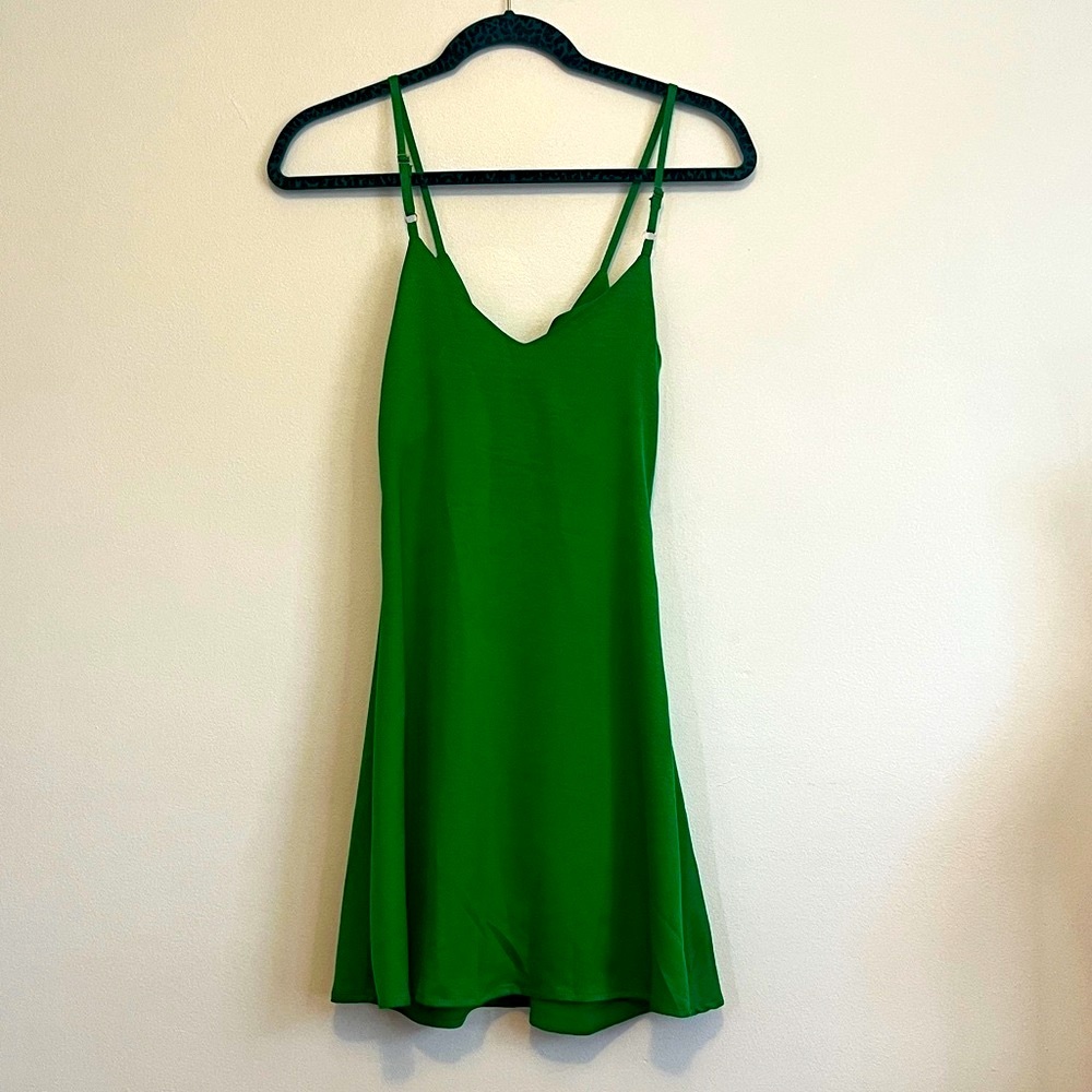 Cider Vibrant Green Mini Dress - Picture 6 of 6